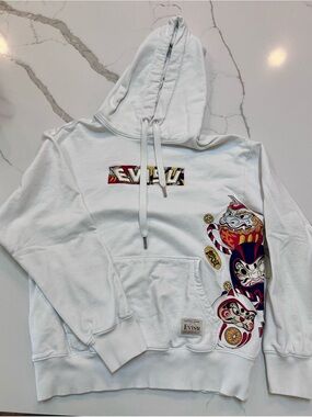 Evisu Daruma Buddies graphic Japanese hoodie